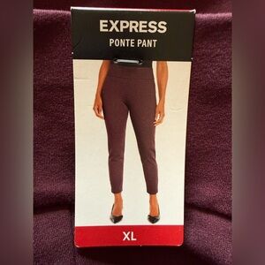 Express, XL, burgundy ponte pants